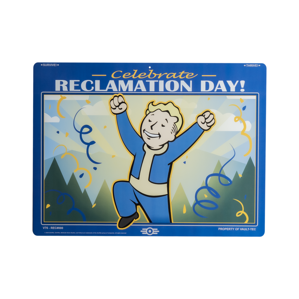 Fallout - Reclamation Day Metal Sign