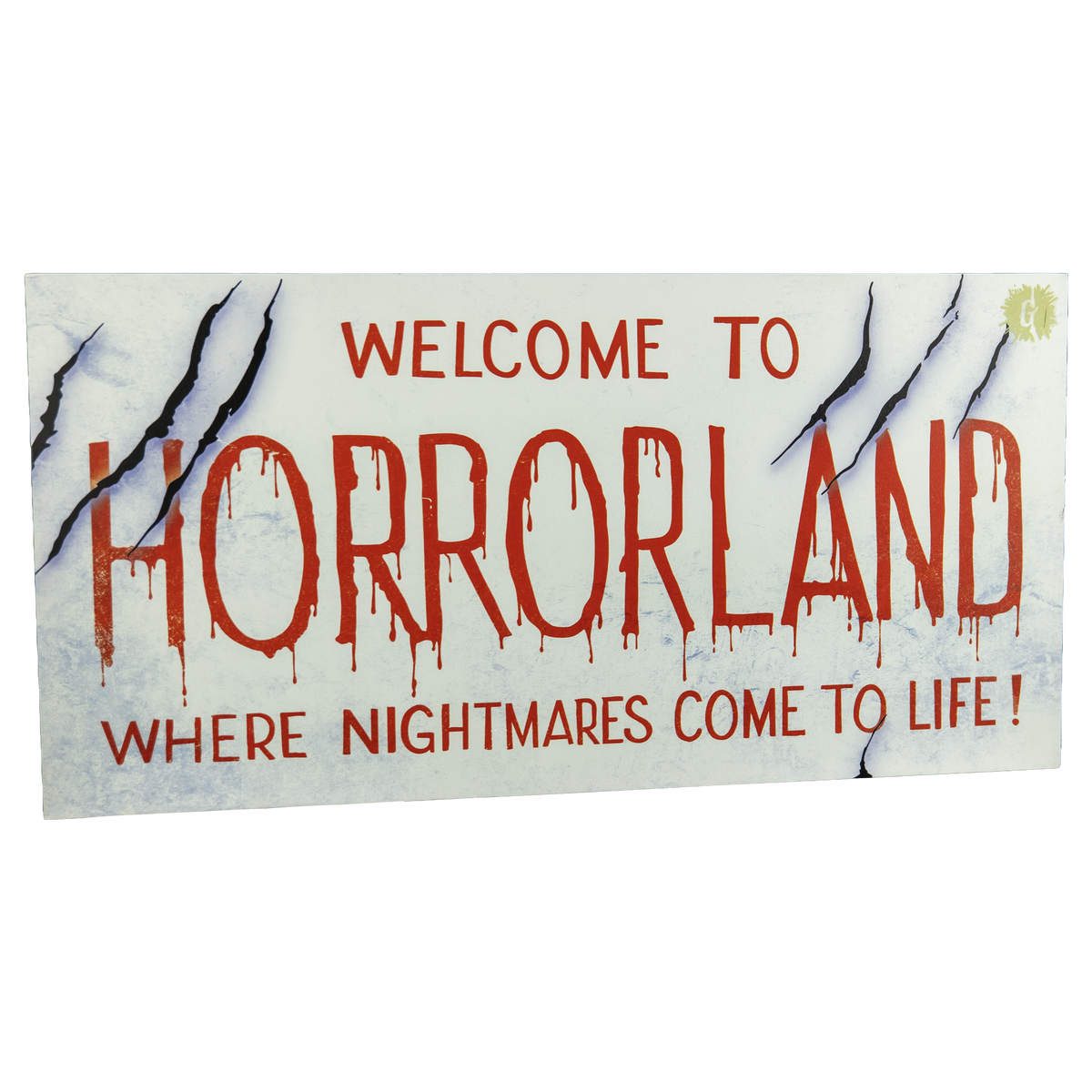 Goosebumps - Horrorland Wood Sign