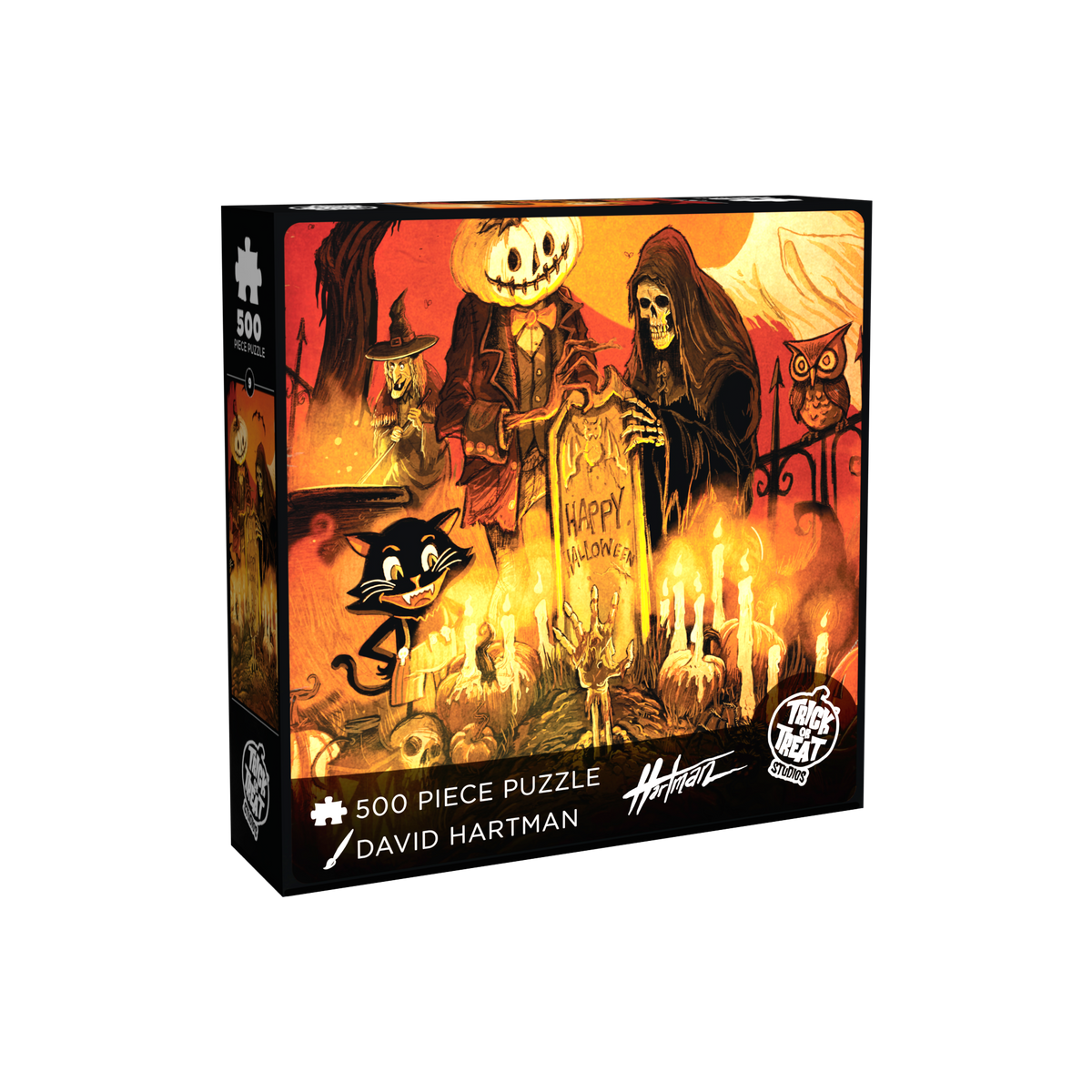Halloween at the Cemetery 500 Piece Jigsaw Puzzle