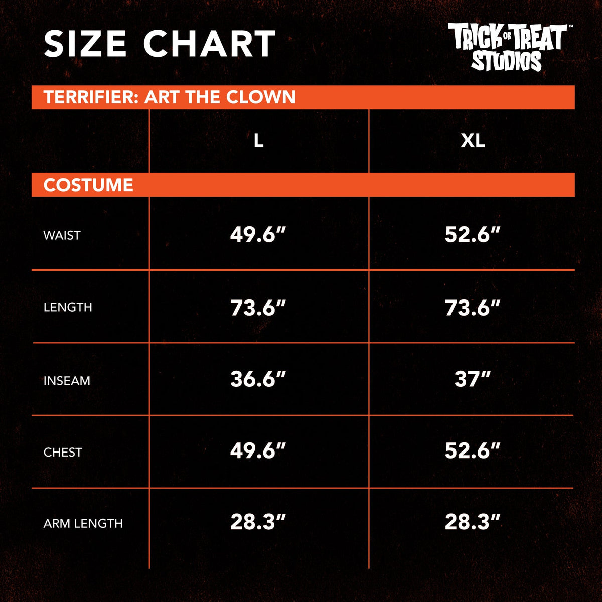Terrifier - Art the Clown Costume