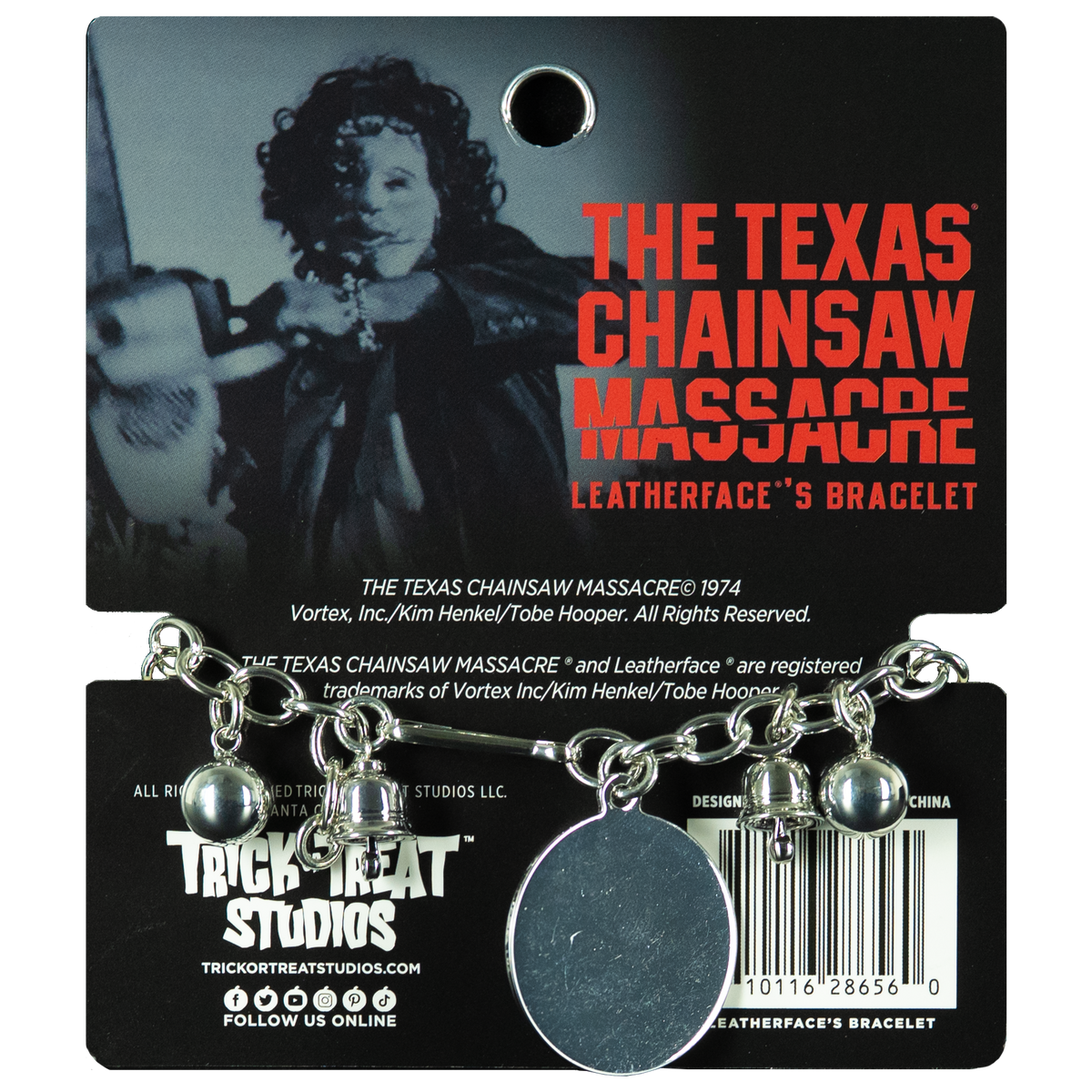 The Texas Chainsaw Massacre (1974) - Leatherface Bracelet Jewelry