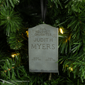 Holiday Horrors - Halloween (1978) - Judith Myers Tombstone Ornament