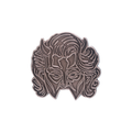 Ghost Female Nameless Ghoul Enamel Pin